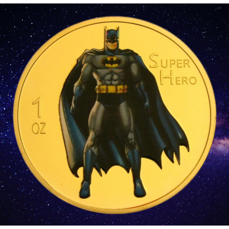 Пам“ятна монета Бетмен Позолочена, Batman