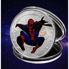 Пам“ятна монета Spider-man — на честь 50-річного ювілею Людини-павука-супергероя