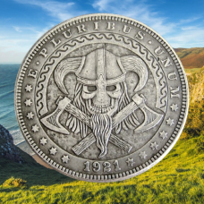 Сувенір монета долар США 1921г “Два сокира“. Hobo Coin American Morgan