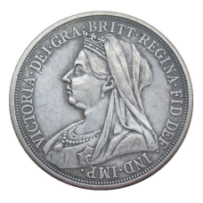 Сувенир Монета Великобританії 1 крона 1893г (1893-1901) Вікторія