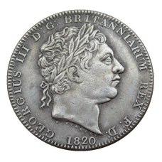 Сувенір Монета Великобританії 1 крона 1820 г Георг III (1800-1820)