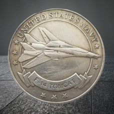 Сувенірна Пам“ятна монета 1 долар США — Літак F-14 «Tomcat» Hobo Coin