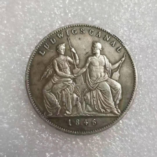 Сувенір монета Талер 1846 року (Баварія, Людвіг I) На честь завершення будівництва Людвігканала