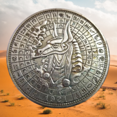 Сувенір монета долар США 1821г “Анубіс курить трубку“. Hobo Coin
