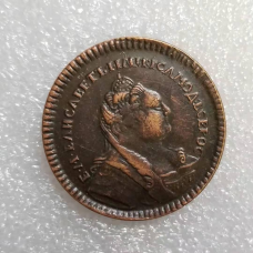 Сувенір рідкісна монета 1 копейка 1755 р. Софія