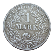 Монета сувенір 1 марка 1916 Німецька Імперія (Тип1891-1916)