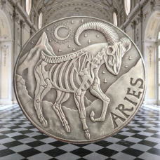 Сувенір монета долар США знак овен “Aries “. Hobo Coin American