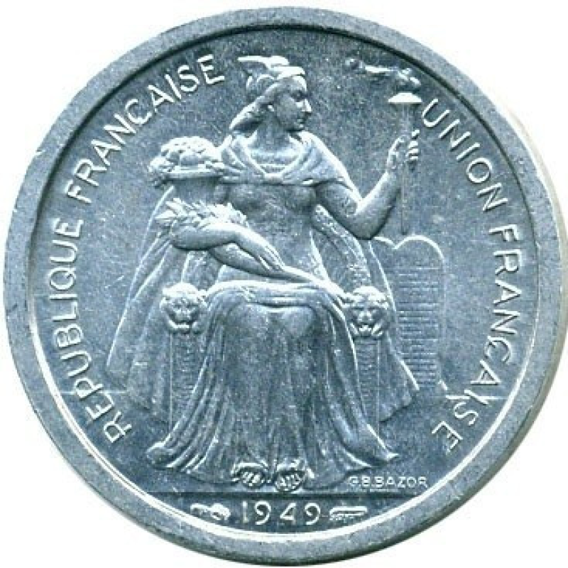 Сувенір монета 1глад, 1949 р. Французької Полінезії (Французька Океанія)