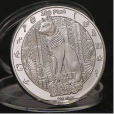 Сувенір монета Західна Сахара 100 песет, 2016 р. богиня Бастет