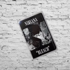 Аудіокасета дебютний студійний альбом групи Нірвана Nirvana Bleach, Перевидання 1992 року (запечатана)
