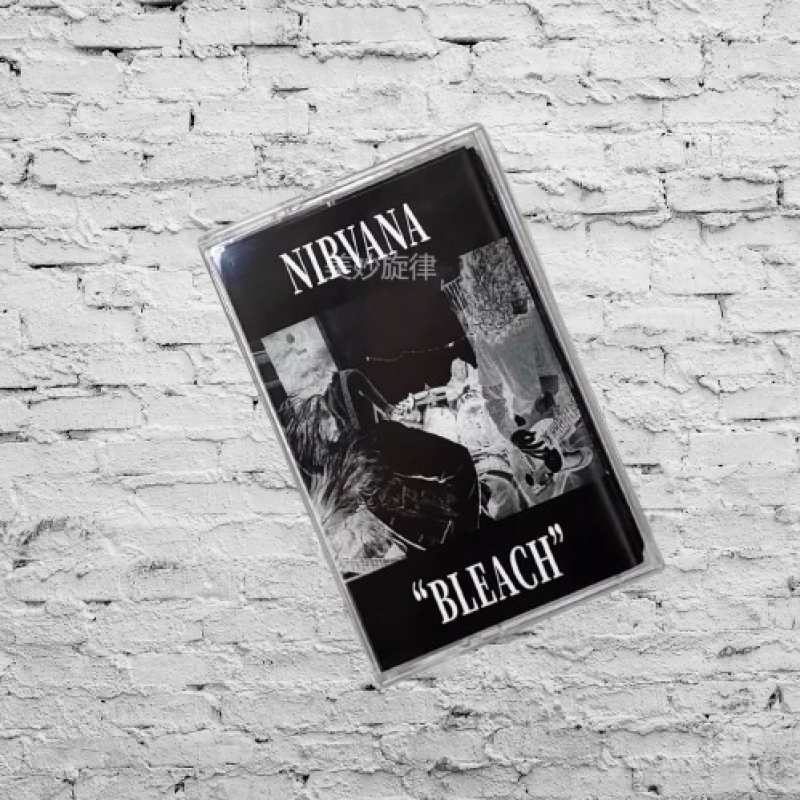 Аудіокасета дебютний студійний альбом групи Нірвана Nirvana Bleach, Перевидання 1992 року (запечатана)