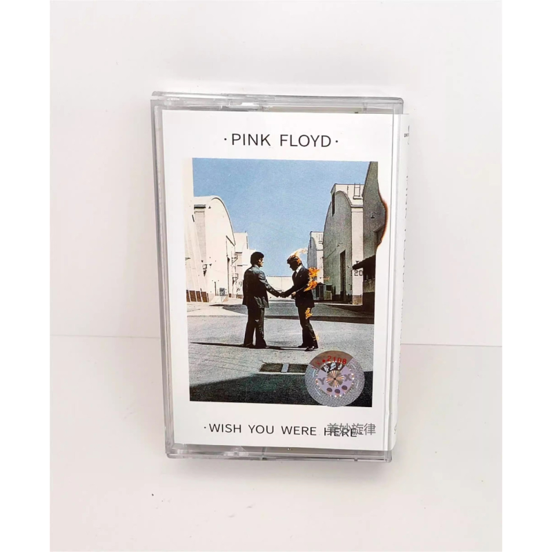 Аудіокасета альбом групи Пінк Флойд Альбом Wish You Were Here - Pink Floyd -log, що тебе тут немає