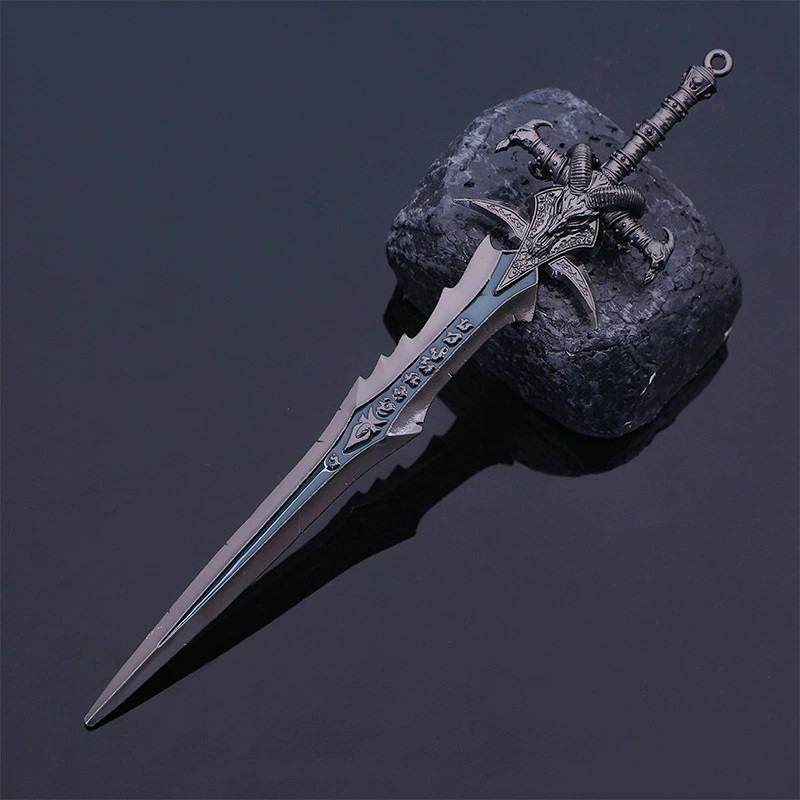 Брелок модель Меч 20 см із гри World Of Warcraft Frostmourne Світ Крижанаоділь