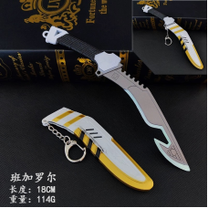 Брелок модель ніж Бангалор (Bangalore) Шругтал 18 см, касплів із гри APEX Legends Games Octane Butterfly Knife