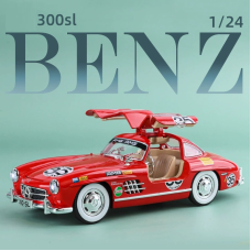 Класична модель металева “Mercedes 300SL 1956“ Перегонова червона