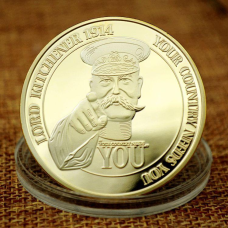 Сувенірна монета «Твоя країна потребує тебе» 1914-1918 (голд)