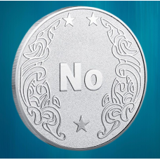 Ексклюзивна монета в гаманець “Yes - No“ - Так чи Ні. сильвер. Монета прийняття рішень