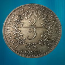 Монета сувенір Лауенбург 2⁄3 талера, 1830г