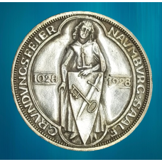 Монета сувенір 3 рейхсмарки Німеччина 1928г, 900 років Наумбургу