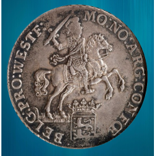 Монета сувенір 1 Дукатон (гульден) 1775 г “Срібний вершник“ (Гландська Республіка)