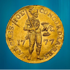 Монета сувенір 1 Дукат 1777г (Гландська Республіка)
