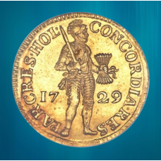 Монета сувенир 1 Дукат 1729г (Гландська Республіка)