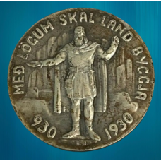 Монета сувенір Ісландія 5 крон 1930г, 1000 років Парламенту Ісландії
