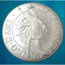 Монета сувенір Данія 1 крона (4 марки) 1618 Крістіан IV