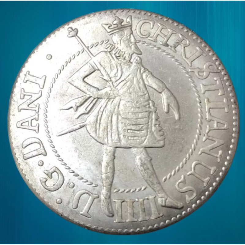 Монета сувенір Данія 1 крона (4 марки) 1618 Крістіан IV