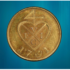 Монета сувенір Індія — Британська 11⁄2 пайса, 1791-1794г
