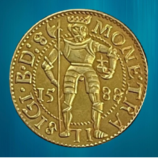 Сувенір монета Угорщина 1 дукат, 1588г. Сигізмунд Баторій. Транслювання