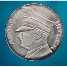 Монета сувенір Медаль Німеччинаэнструмен фюрер 1934-1945, новорічний із рідкісної монети