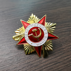 Сувенір Франчик міні Орден Вітчизняної війни I ступеня (зменшена коп.)