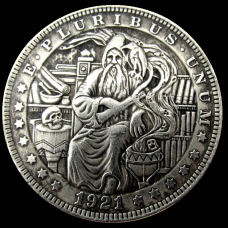 Сувенір монета 1 долар США “Алхімік“. Hobo Coin American