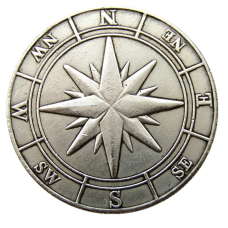 Монета сувенірна, долар США “ Компас“. Coin American Morgan