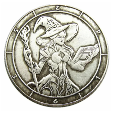 Сувенір монета долар США “Відьмочка“. Hobo Coin American Morgan