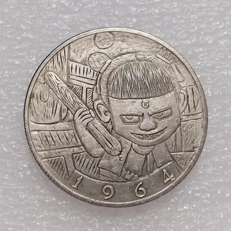 Сувенір монета 50 цент США 1964 “Нечжа“. Hobo Coin American Morgan