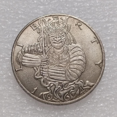 Сувенір монета 50 міліграмів США 1964 “Самурай“. Hobo Coin American Morgan