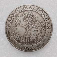 Сувенір монета долар США 2022 “Дерево привид“. Hobo Coin American Morgan