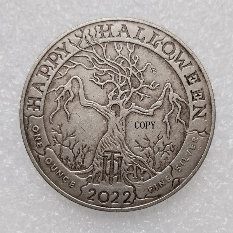 Сувенір монета долар США 2022 “Дерево привид“. Hobo Coin American Morgan