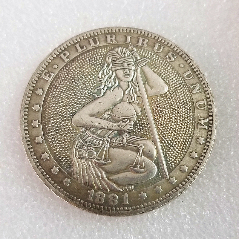 Сувенір монета долар США 1981г “Правовиння“. Hobo Coin American Morgan