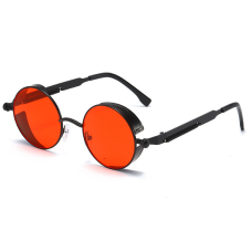 Ретростиль чоловічий жіночі сонцезахисні окуляри Molniya black-orange