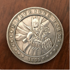 Сувенір монета долар США 1885г “Бетмен“. Hobo Coin American Morgan