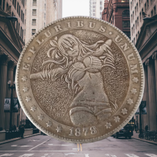 Сувенір монета долар США 1878г “На траві“ НЮ