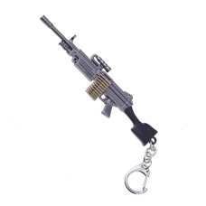 Металевий Макет-брелок кулемет M249 8 см. з гри PUBG