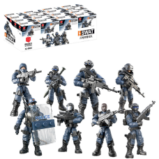 Конструктор Qunxing Toys, 1:36 Фігурки солдатиків SWAT, в асортименті