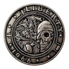 Сувенір монета 1 долар США 1966 р. “Ілюмінатор“. Hobo Coin American Morgan