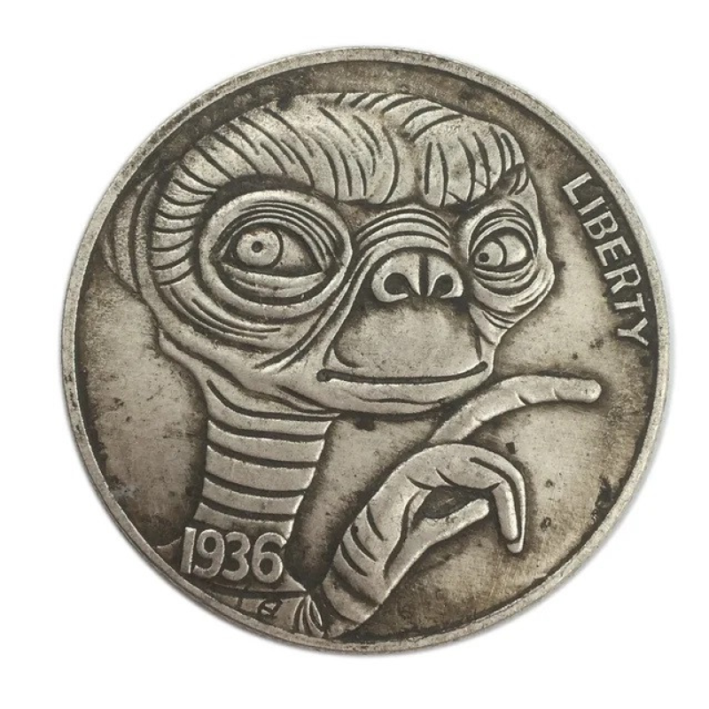 Сувенір монета долар США “Інопланетянин“. Hobo Coin American Morgan