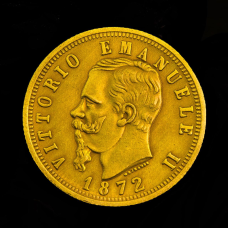 Сувенір монета 100 Лір 1872 г Італія. Король Віктор Еммануіл II (1861 - 1878)