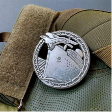 Сувенір нагрудний знак «За прорив морської блокади». Германия